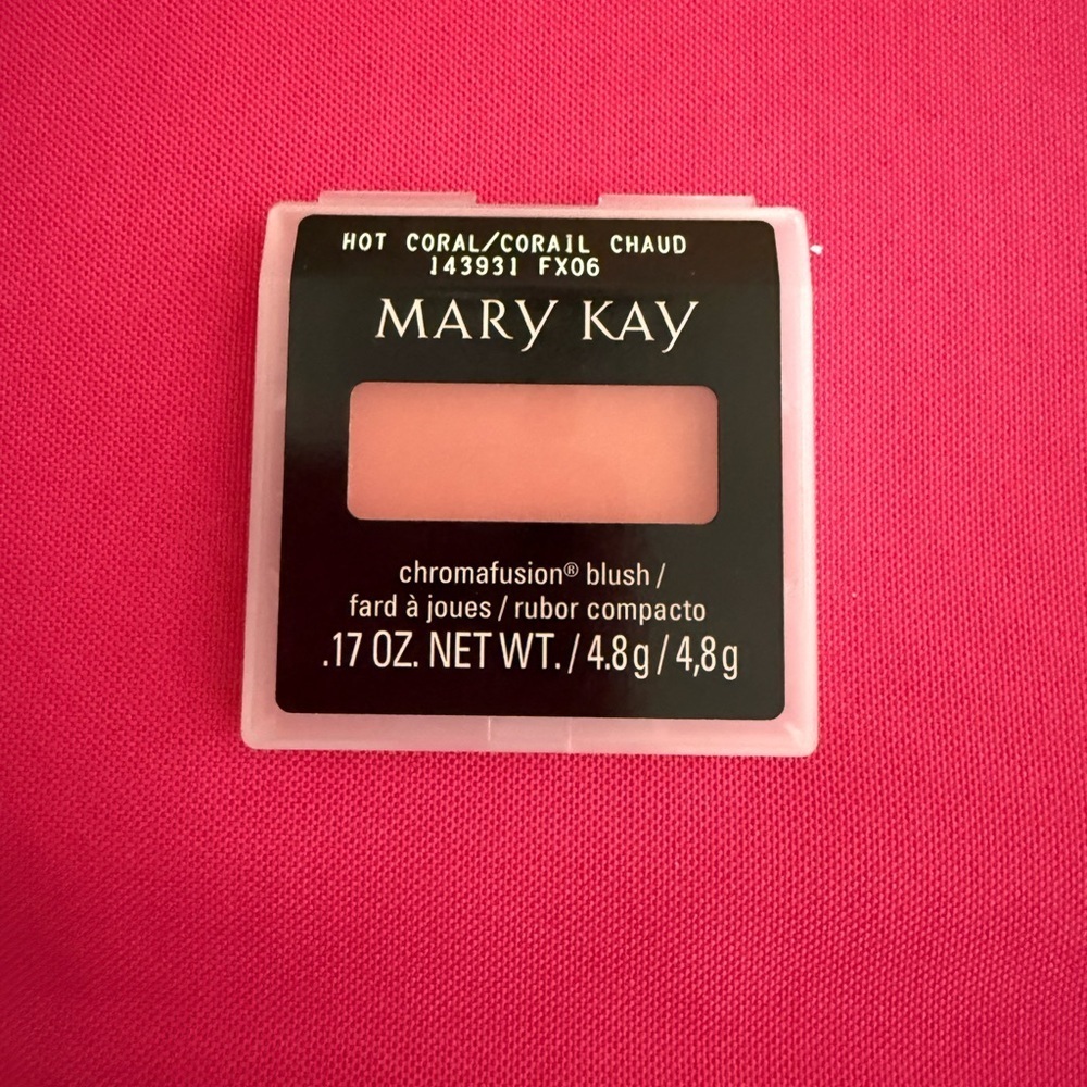 Mary Kay ChromaFusion Blush - Vibrant Coral Retired Shade Discontinued - Picture 2 of 3